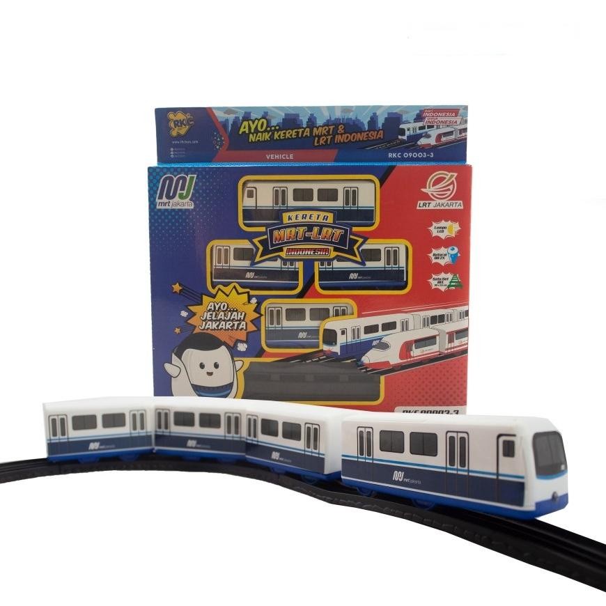 Mainan Kereta Api MRT LRT Train track set edukasi anak