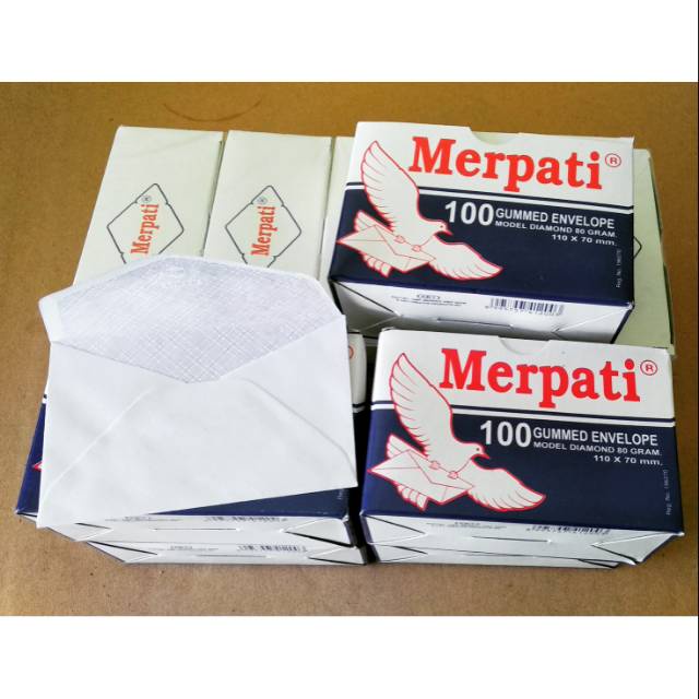 

amplop merpati ukuran kecil isi 100