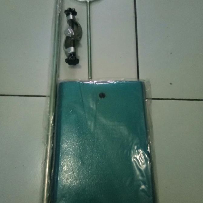 statif + ring corong pisah + boshead