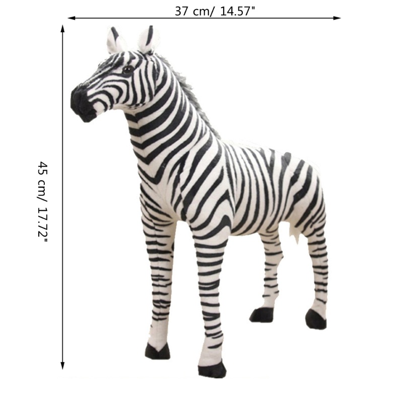 Mary 35 /45/55cm Boneka Zebra Maskot Pesta Hadiah Rumah Meja Anxiety Fidget Toy