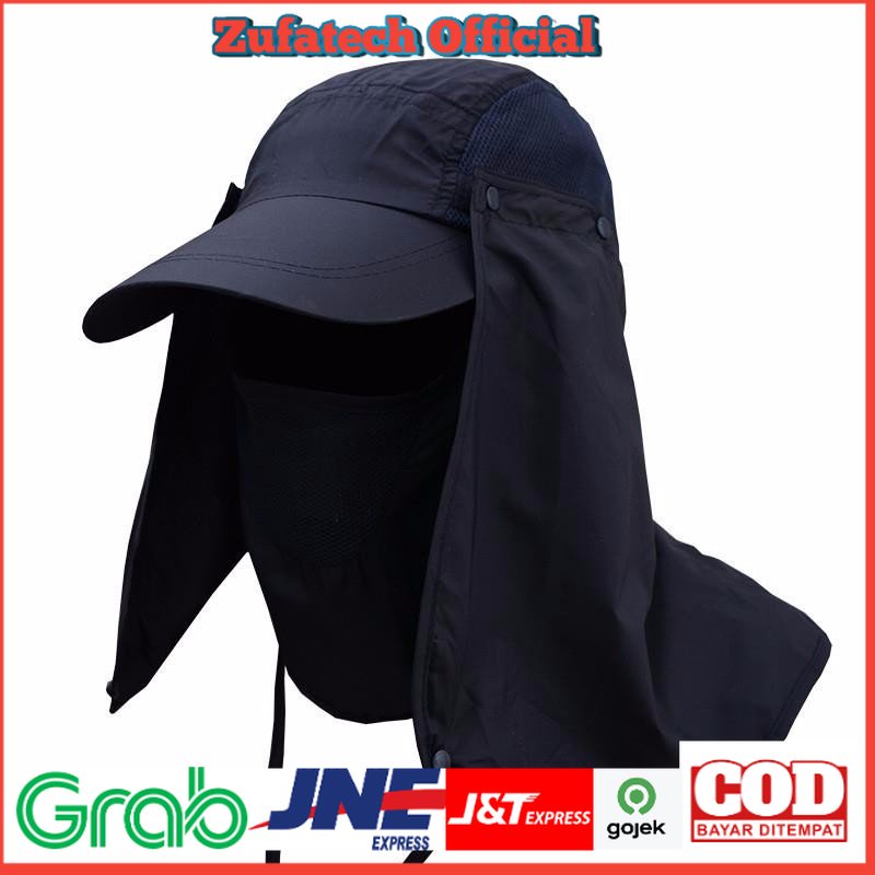 FLYMALL Topi Memancing Tentara Jepang Anti UV Matahari Fishing Hat - MH011