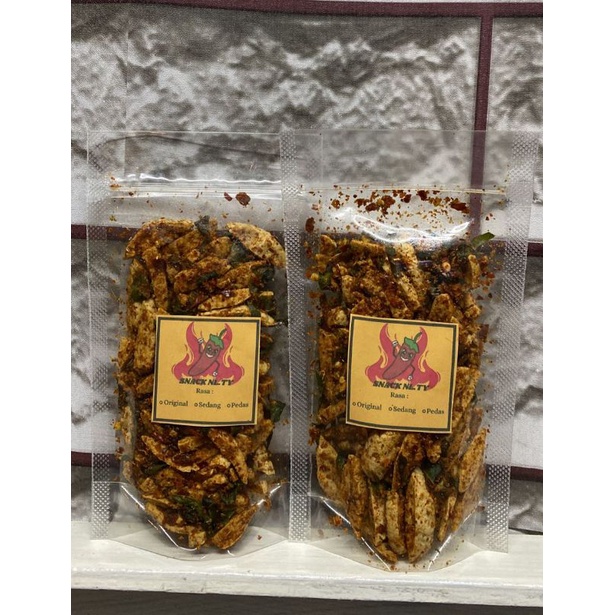 

Basreng pedas daun jeruk