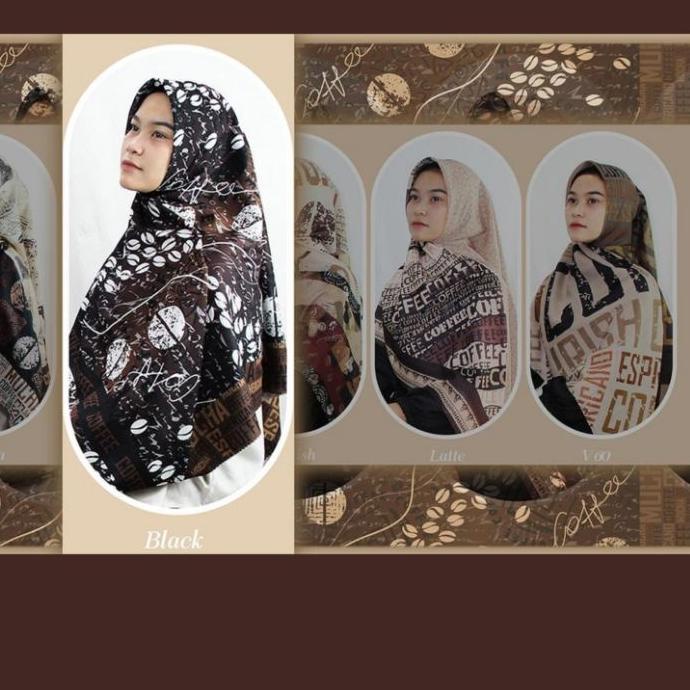 FREE ONGKIRHijab Coffee series (COD)  / hijab coffe/ Hijab Kopi series  / Hijab Qohwah / Jilbab Kopi
