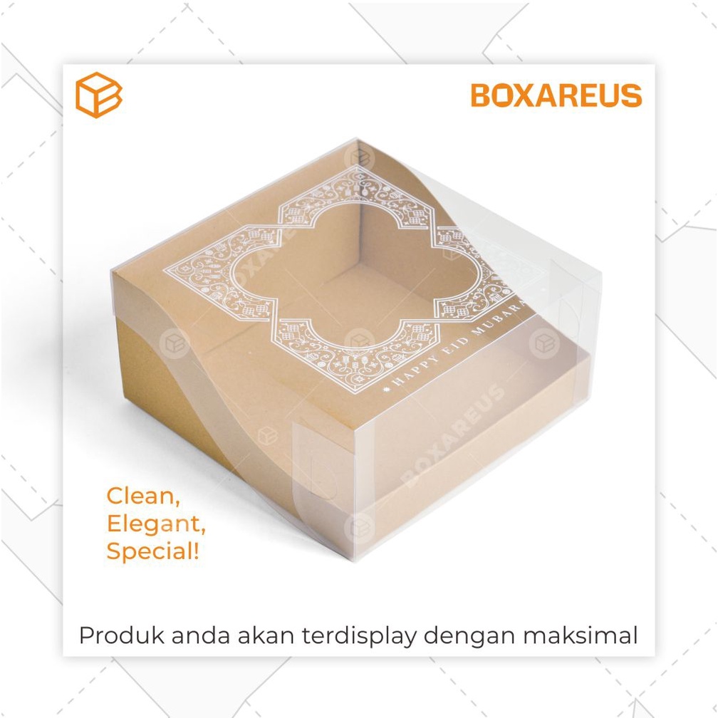 Cake Box Mika Lebaran Dus Kue Packaging Idul Fitri | WB122525 IF