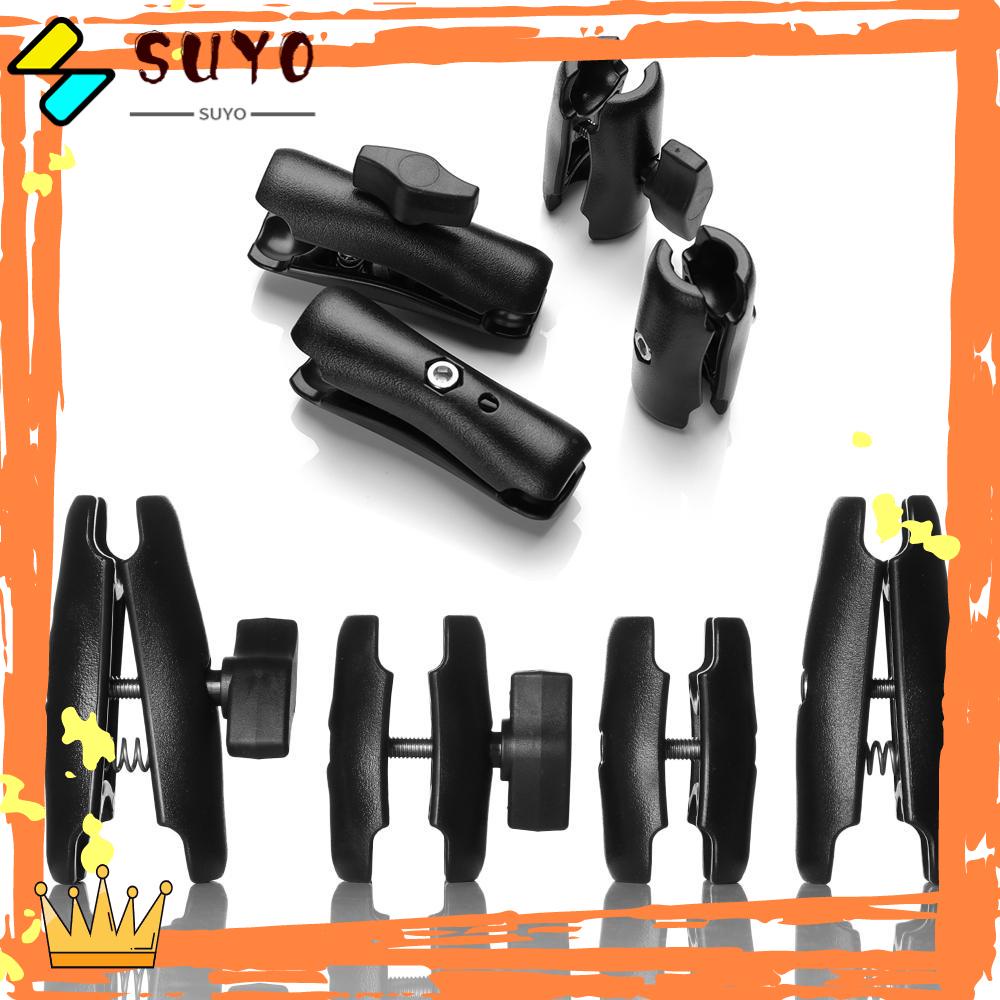 Suyo 65mm Atau 95mm Double Socket Arm Tahan Lama Sepeda Motor Action Camera Aksesoris Phone Holder