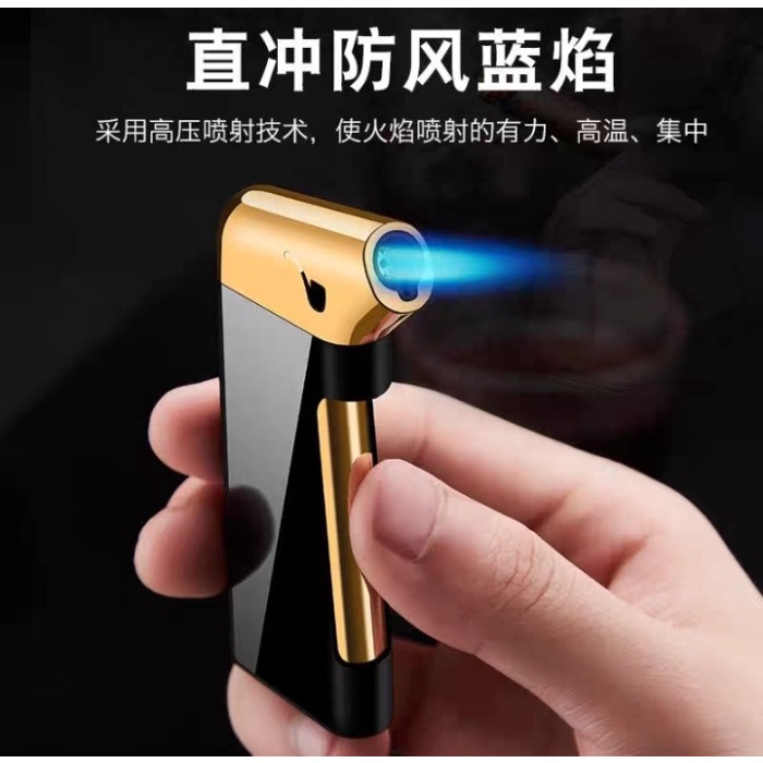 Korek Api Las Gas Menghu Xuan Cheng Smoking Set 1173