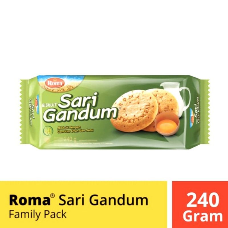 

ROMA SARI GANDUM BISKUIT 240G