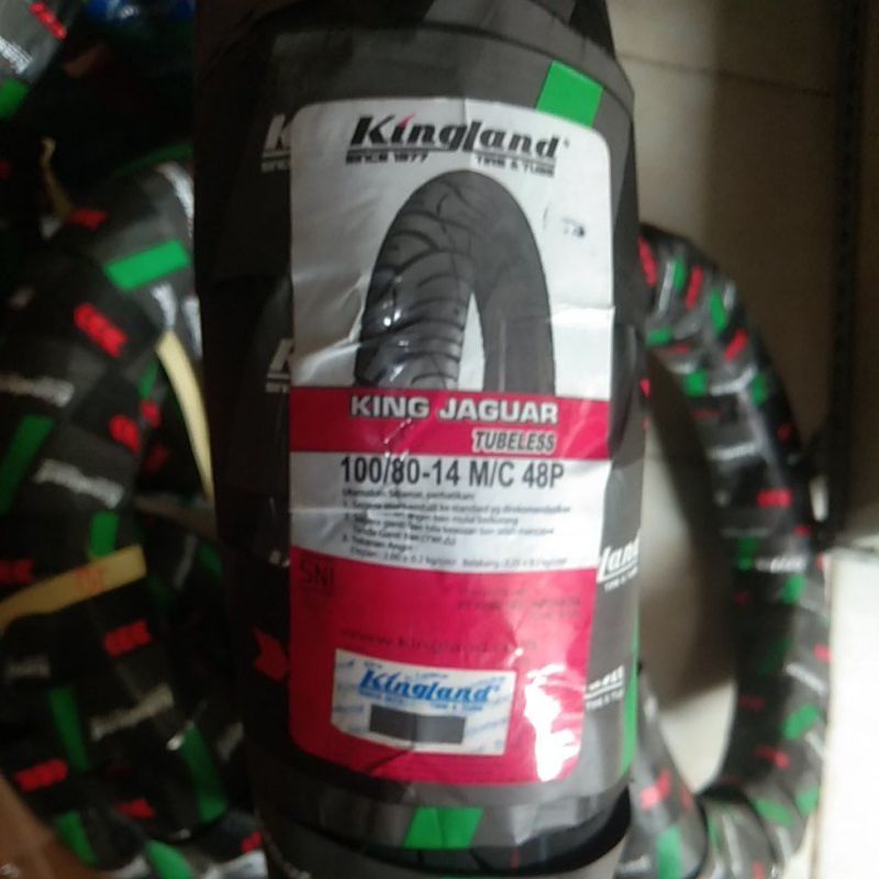 Ban Luar KingLand 100/80-14 Tubeless King Jaguar