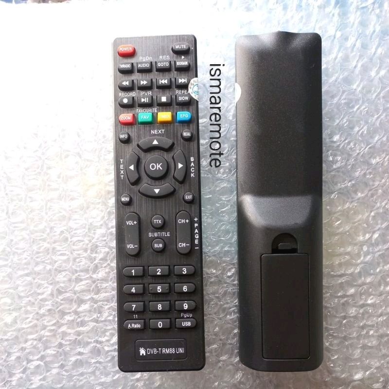 REMOTE REMOT RECEIVER PARABOLA DVB T2 UNIVERSAL XTREAMER BIEN 1&amp; 2