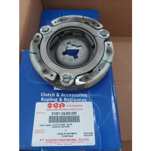 kampas ganda Suzuki shooter original Suzuki