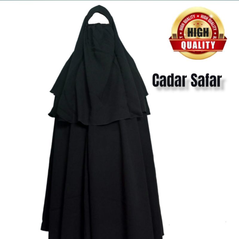 Gamis Syar'i Wanita / Akhwat + CADAR SAFAR