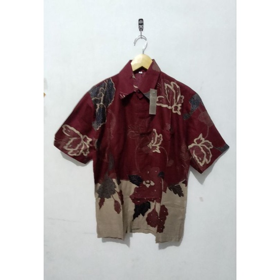 Blus kerja Hem Batik ukuran M,L,XL,XXL,4L,5L