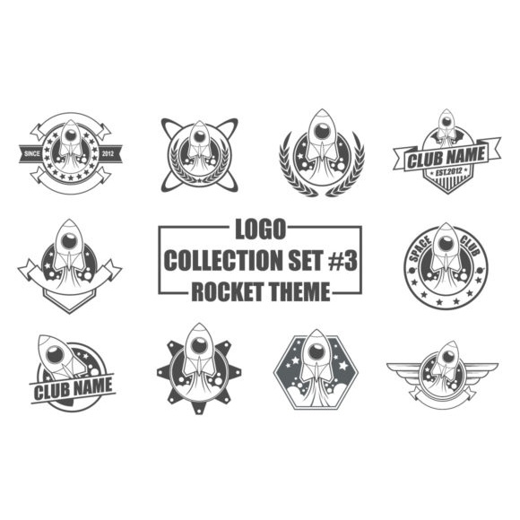 200+ Vintage Style Logo Bundle