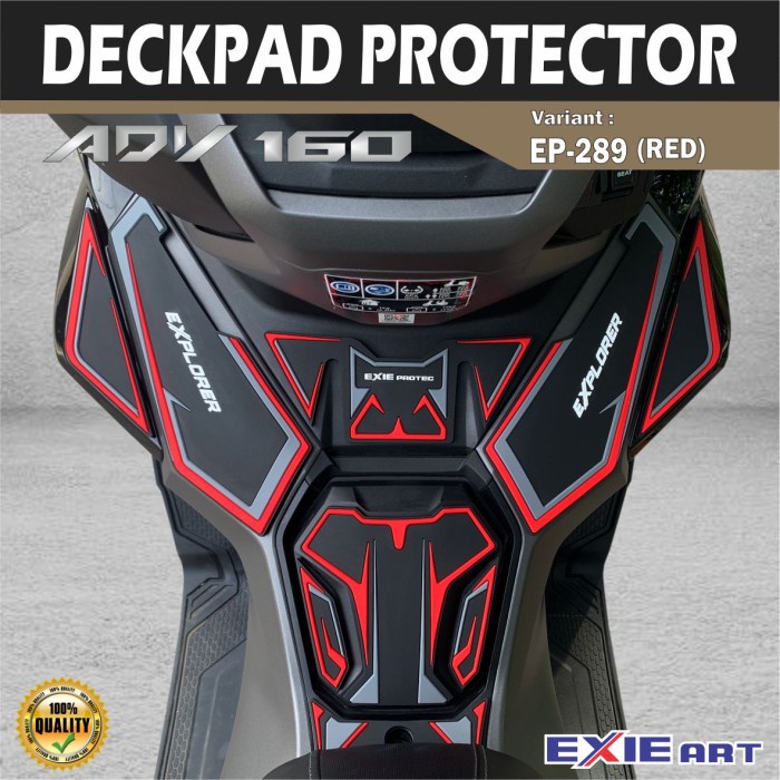 Emb Deckpad Honda Adv 160 - Tankpad Adv 160 - Aksesoris Adv 160