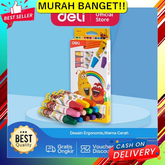 

24 Warna Crayon Plastik Krayon Lengkap Set Mewarnai Anak Sekolah/ Kera Deli Larva Oil Pastel / Oil Pastel Hexagonal 12/24 Warna Cerah Dan Tebal Ec201