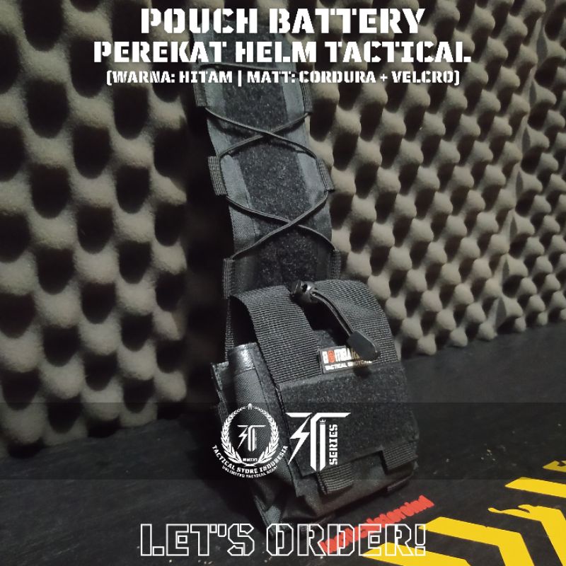 Pouch Perekat Battery Helm Tactical - TSI SERIES