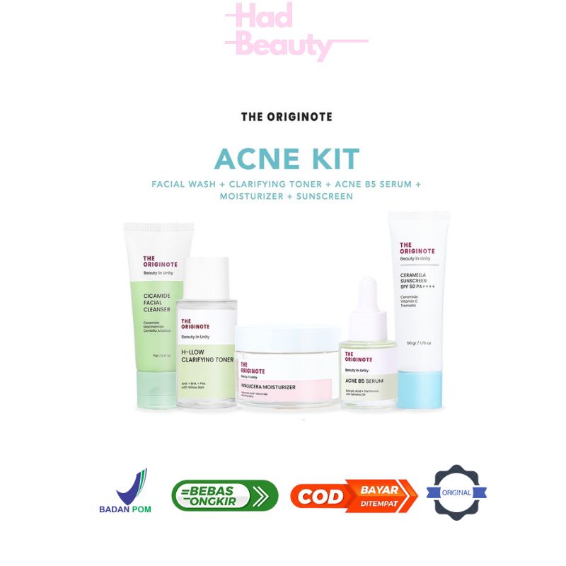 Jual The Originote Bundle Acne Kit | Shopee Indonesia