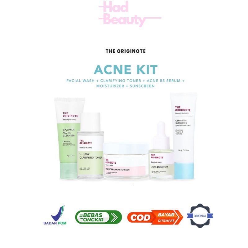 Jual The Originote Bundle Acne Kit | Shopee Indonesia