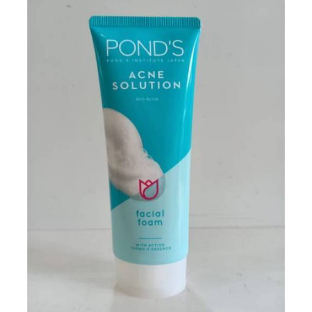 Ponds Acne Solution Foam Pembersih Wajah Pembersih Muka