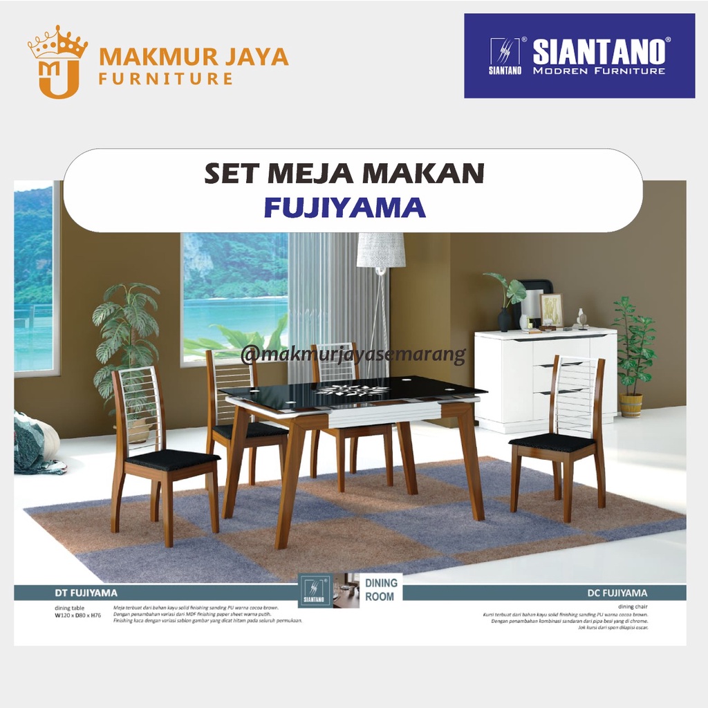 MEJA MAKAN SIANTANO FUJIYAMA