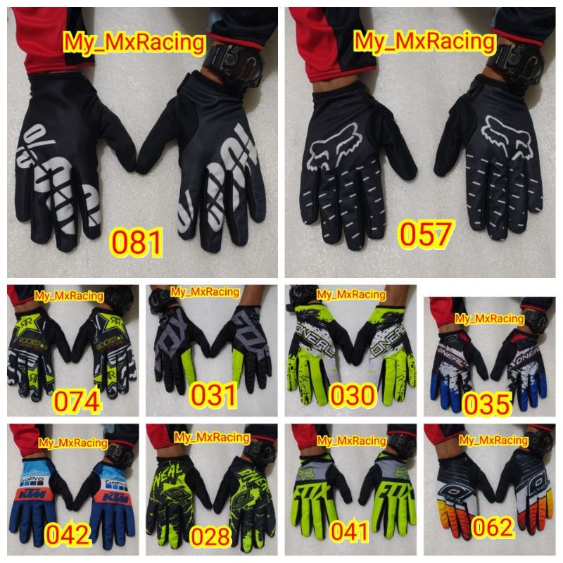 sarung tangan trail sarung tangan cross mx glove berkendara enduro SARUNG TANGAN MX sunmori