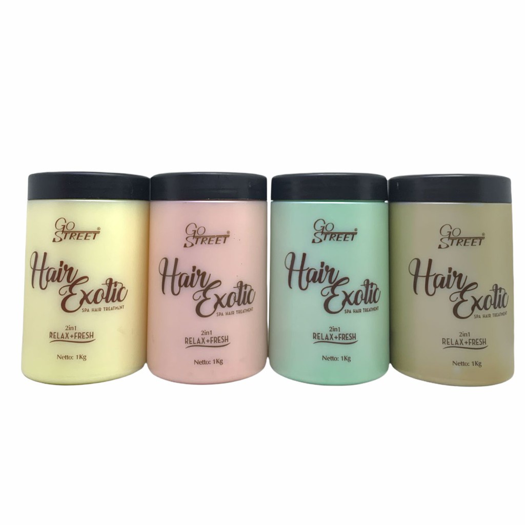 Go Street Hair Exotic Spa Hair Treatment 2in1 Relax + Fresh Vanilla / Royal Jelly / Mint / Chocolate 1kg