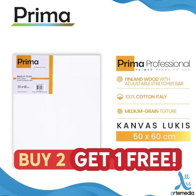 

Kanvas Lukis Prima Professional 50x60cm Cotton Canvas