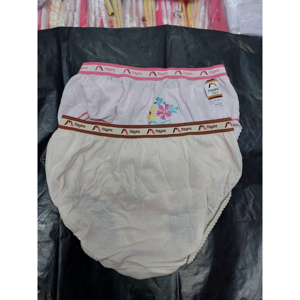 Celana dalam wanita dewasa karet pinggang isi 3 pcs