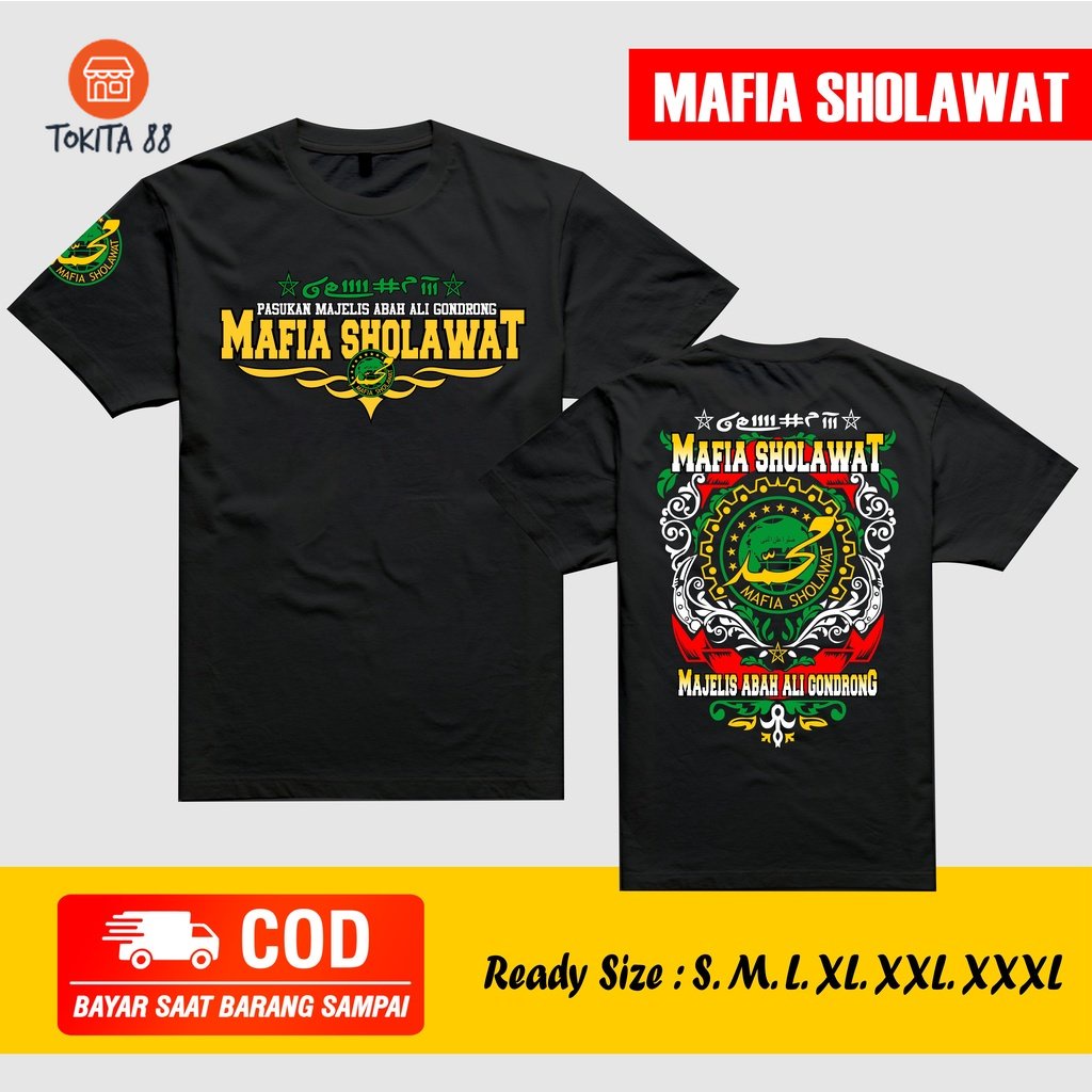KAOS LENGAN PENDEK MAFIA SHOLAWAT DISTRO TERBARU