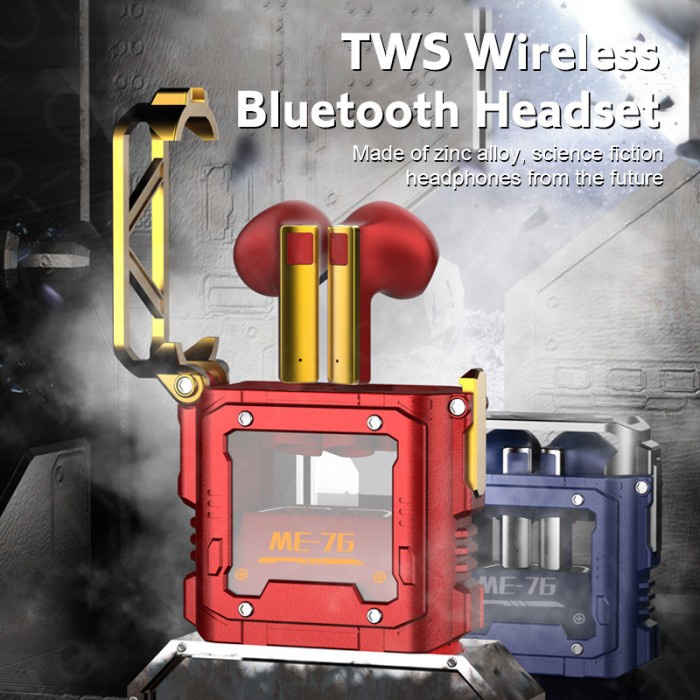 TWS ME-76 Bluetooth Earphone Gaming Headset Headphone Earbud With Mic