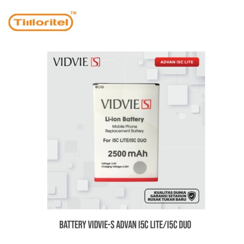 BATTERY VIDVIE-S ADVAN I5C LITE/I5C DUO