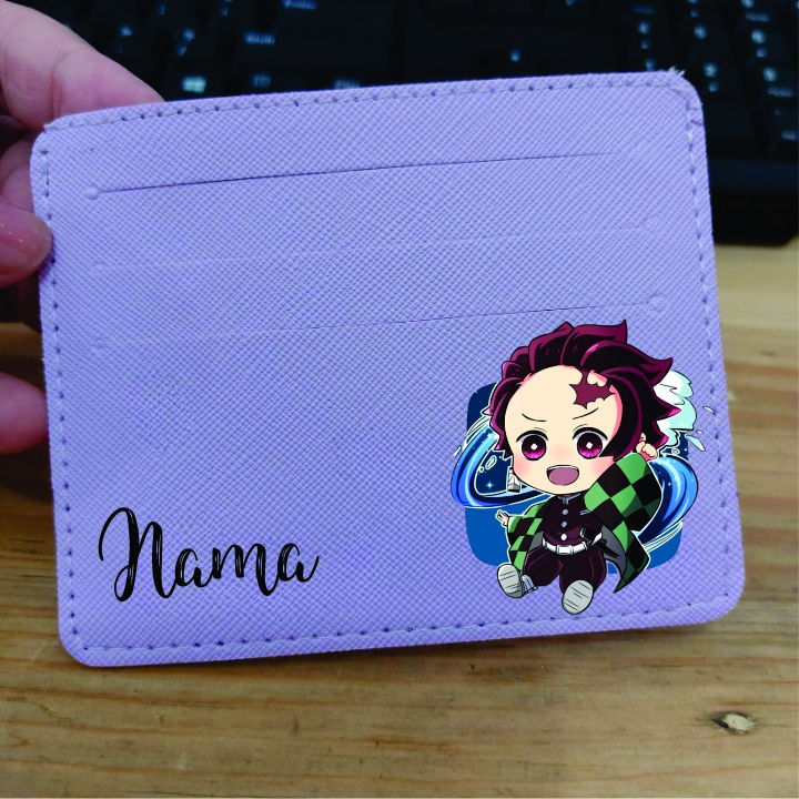 DOMPET KARTU / CARD WALLET KIMETSU NO YAIBA FREE TULIS NAMA