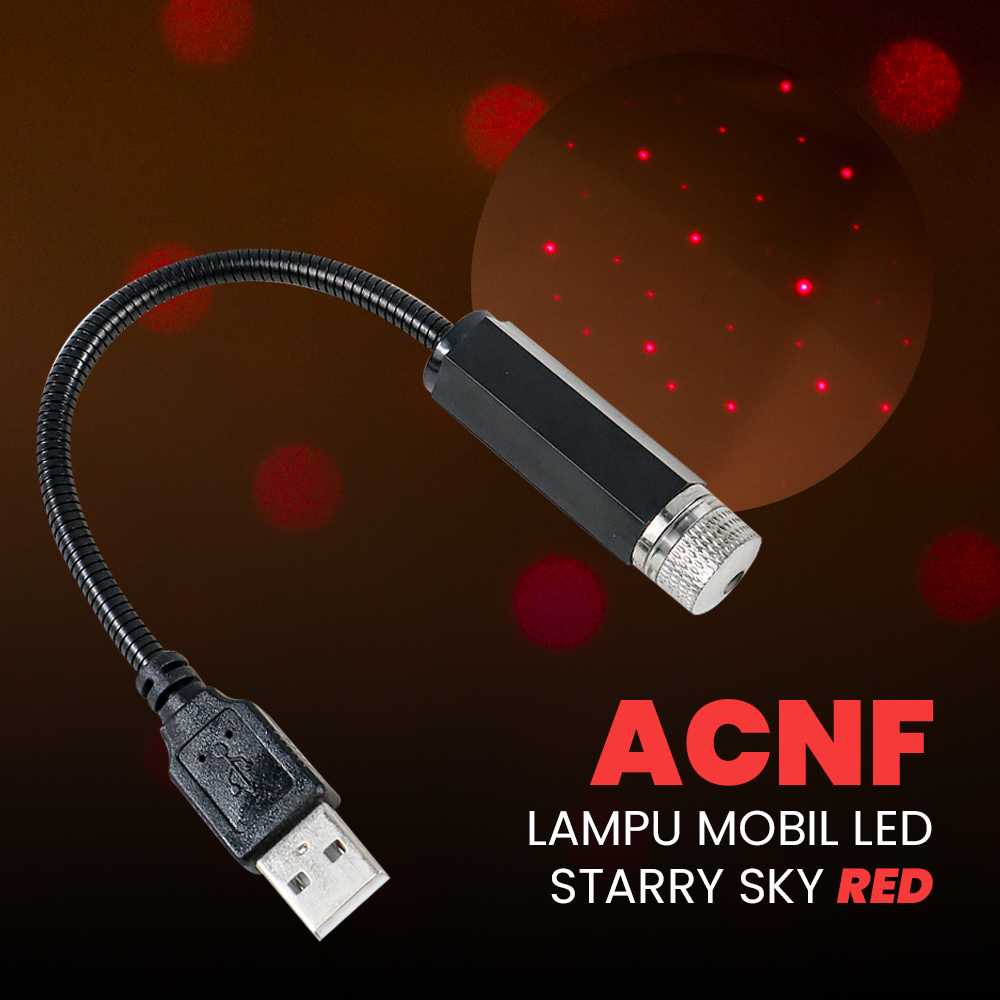 ( 100% BARANG ORI ) ACNF Lampu Mobil LED Starry Sky Lamp Projector - ACN3