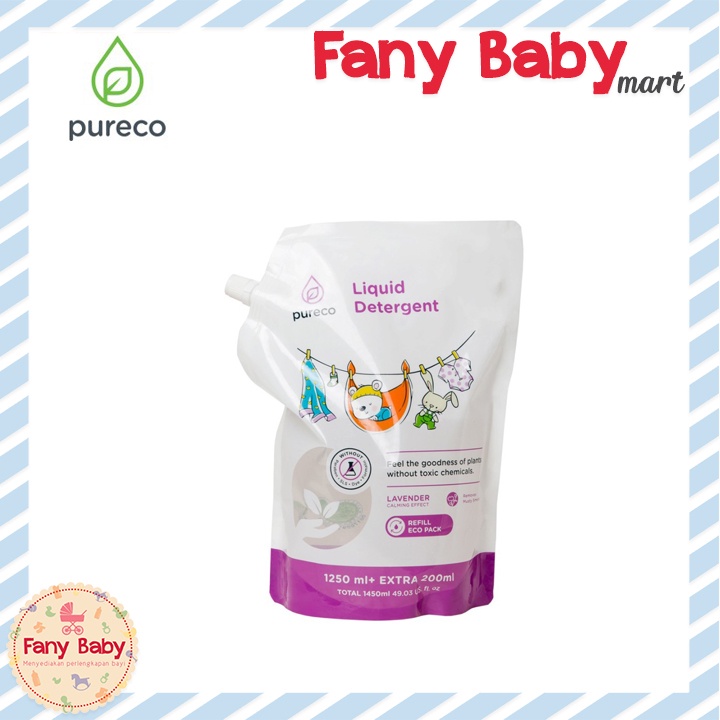 PURECO LIQUID DETERGENT POUCH 1450ML