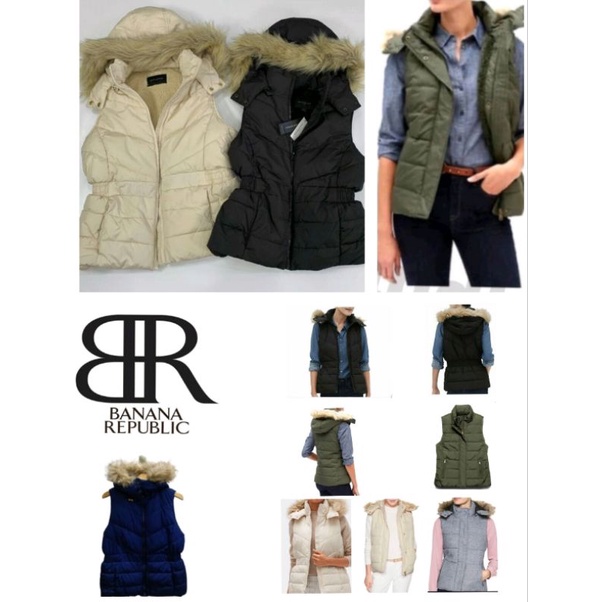 Ves Rompi Wanita  Musim Dingin  Banana Republic Branded Original