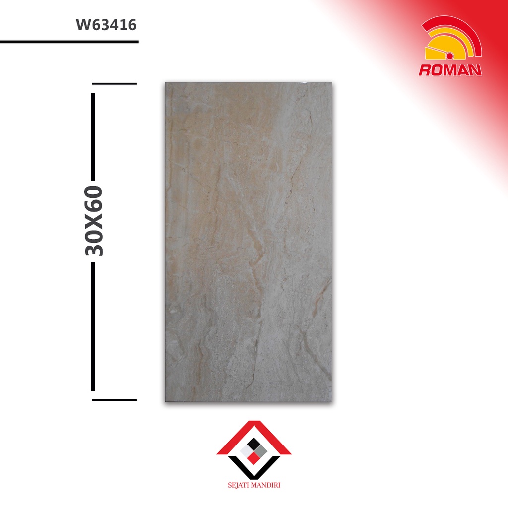 keramik 30x60 - motif marmer - roman w63416