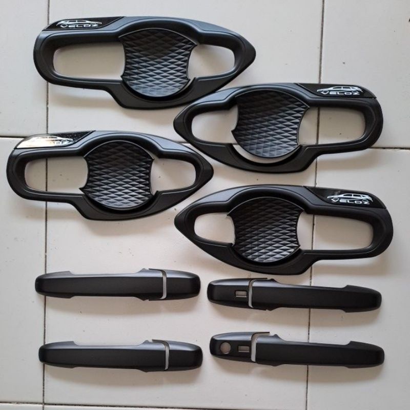 DOOR HANDLE+ OUTER HITAM AVANSA VELOZ XENIA 2022 (PAKET)