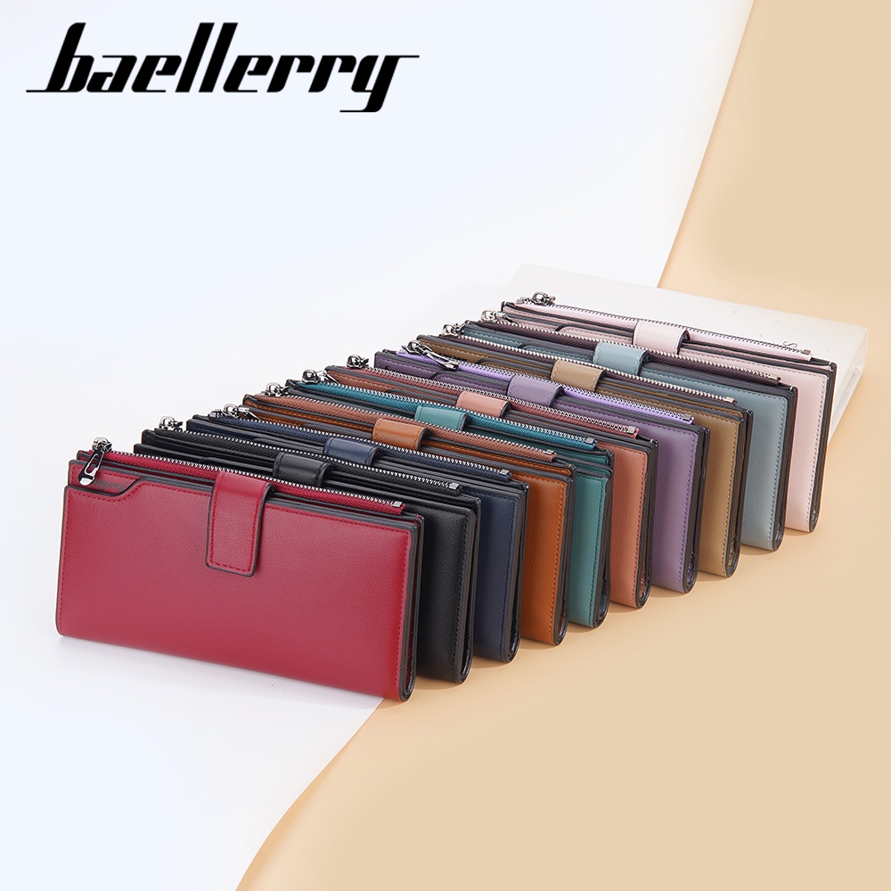 BAELLERRY N5021 Dompet Wanita Panjang Bahan Kulit PU Leather Premium WATCHKITE WKOS
