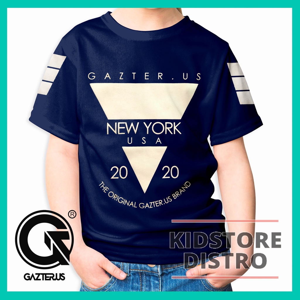 Setelan Anak Laki Laki Kaos Distro dan Celana Chino Clothing Gazter US Branded