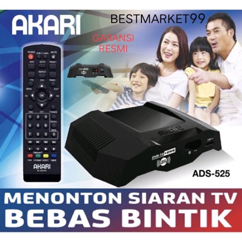 STB SET TOP BOX AKARI  ADS 525  STB Receiver Digital Original High Quality