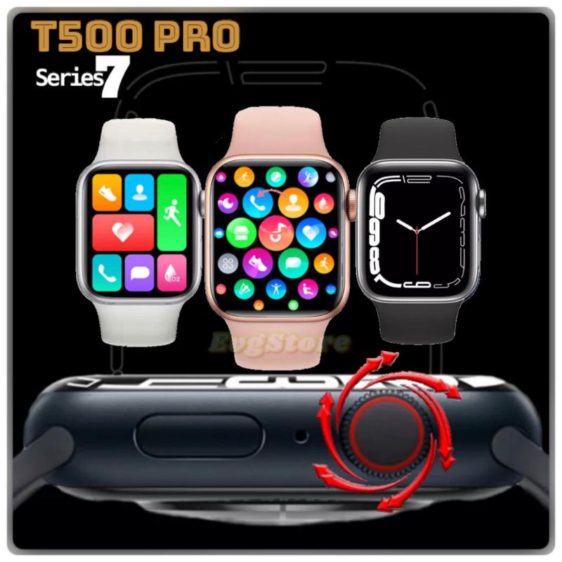 ORIGINAL SMARTWATCH T55 T500 X7 BLUETOOTH CALL FOR IOS & ANDROID