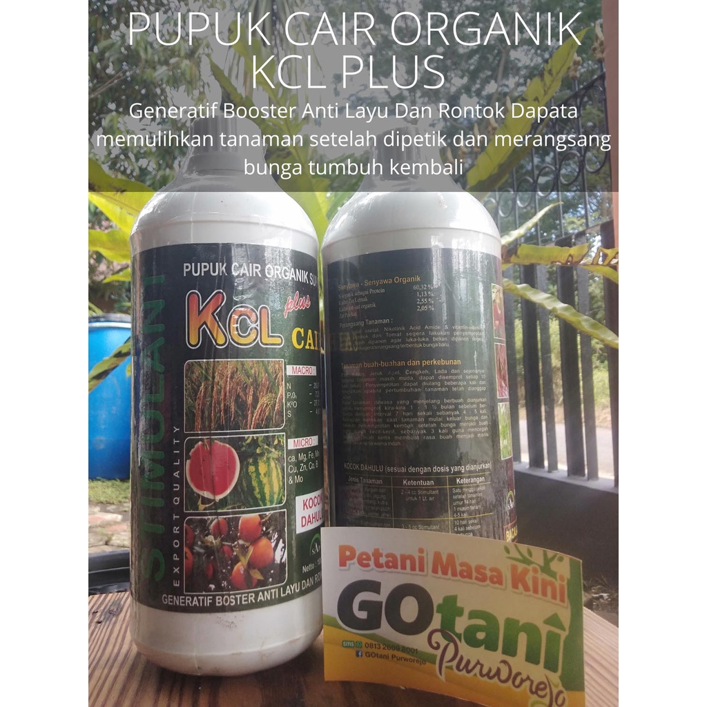 PUPUK CAIR ORGANIK, KCL PLUS 1L