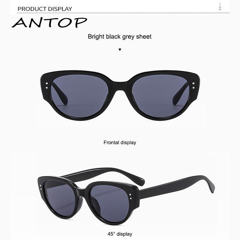 【Antop】Korean Design Retro Mata Kucing Kacamata Hitam Wanita Sunglasses