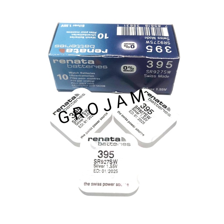 Baterai Renata 395 Renata SR927 Maxel 395 Maxel SR927SW Murata 395 Murata SR927SW Renata 927 Renata 927SW Renata SR927SW Swiss Made Original