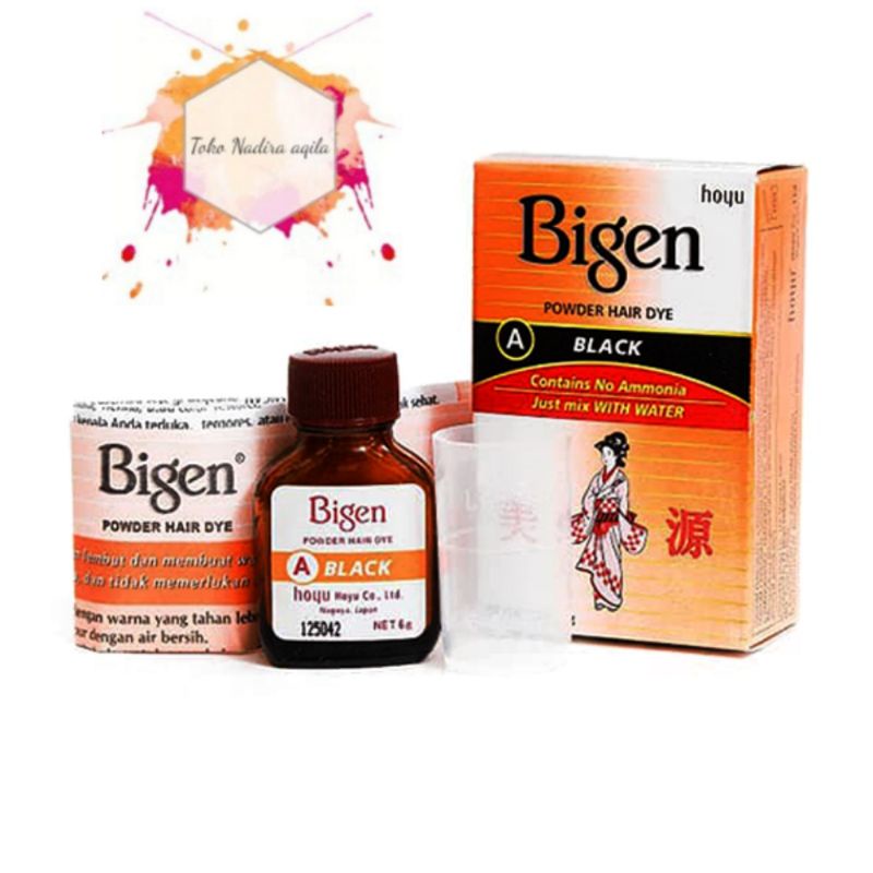 Bigen semir rambut/bigen tepung powder hairdry dye/pewarna rambut alami/ semir rambut herbal