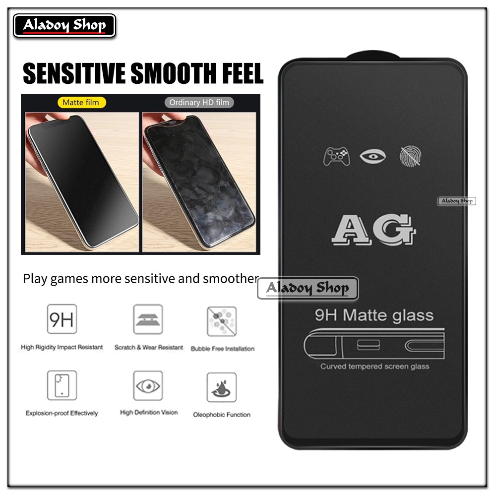 Paket 3IN1 Tempered Glass Layar Matte Anti Glare XIAOMI REDMI 10A Free Tempered Glass Camera dan Skin Carbon