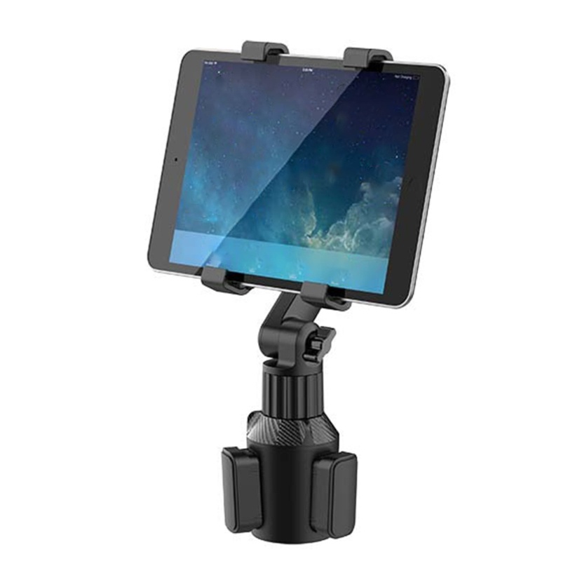 Zzz Adjustable Universal Gooseneck Car Cup Holder Mount GPS Bracket Otomotif Inner Leher Fleksibel Cradle-Untuk Tablet Ph