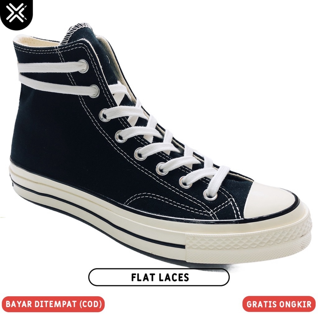 TALI SEPATU CONVERSE 70S F.O.G STYLE (FLAT LACES) | PREMIUM SHOELACES