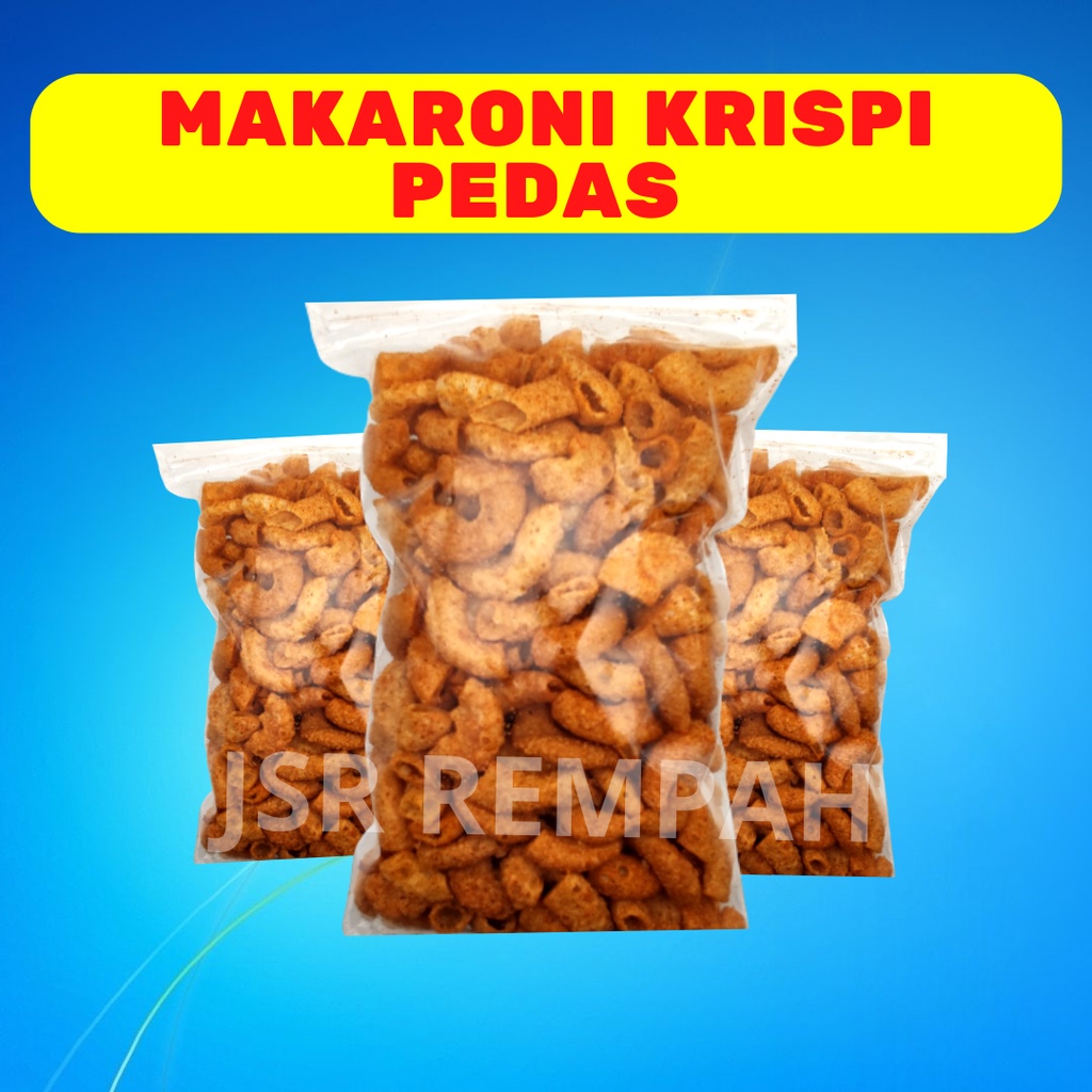 

Jsr Rempah Makaroni Krispi Pedas/Makaroni Crispy Pedas 100 Gram