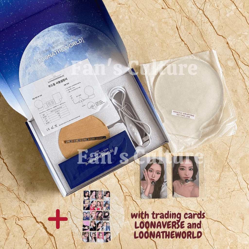 [READY STOCK] BUNDLE Moodlamp LOONA Seoul Concert Merch (MD) - Mood Lamp Fullset Gowon/Olivia Hye Ph